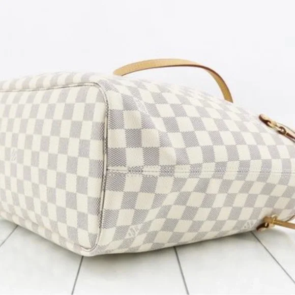Louis Vuitton Neverfull MM Damier Azur Tote - Picture 10 of 11